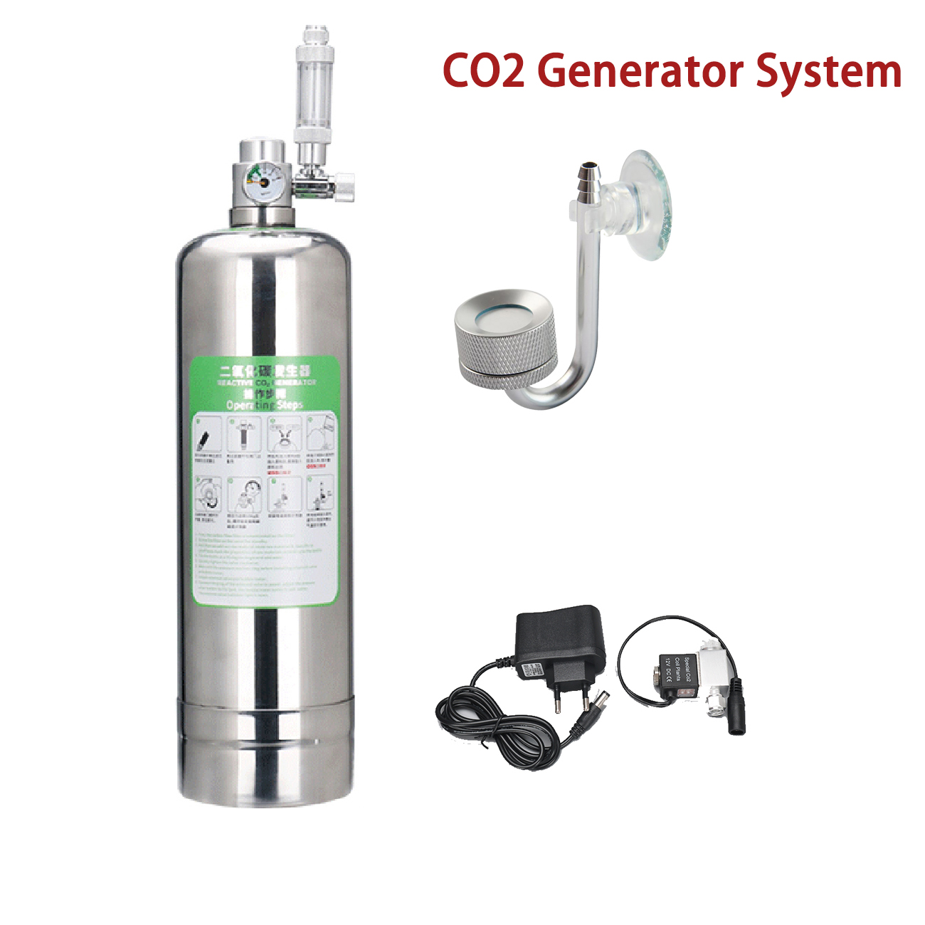 Marine Aquarium Reactors - Kit sistema generatore di CO2 per
