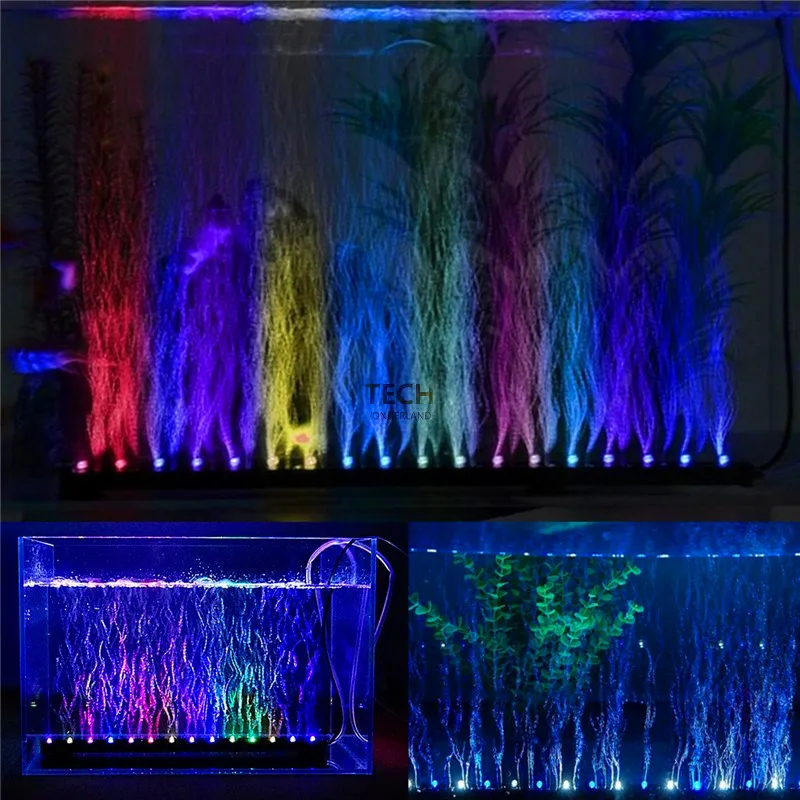 Marine Aquarium Led - Acquario acquario sommergibile subacqueo bolla d'aria