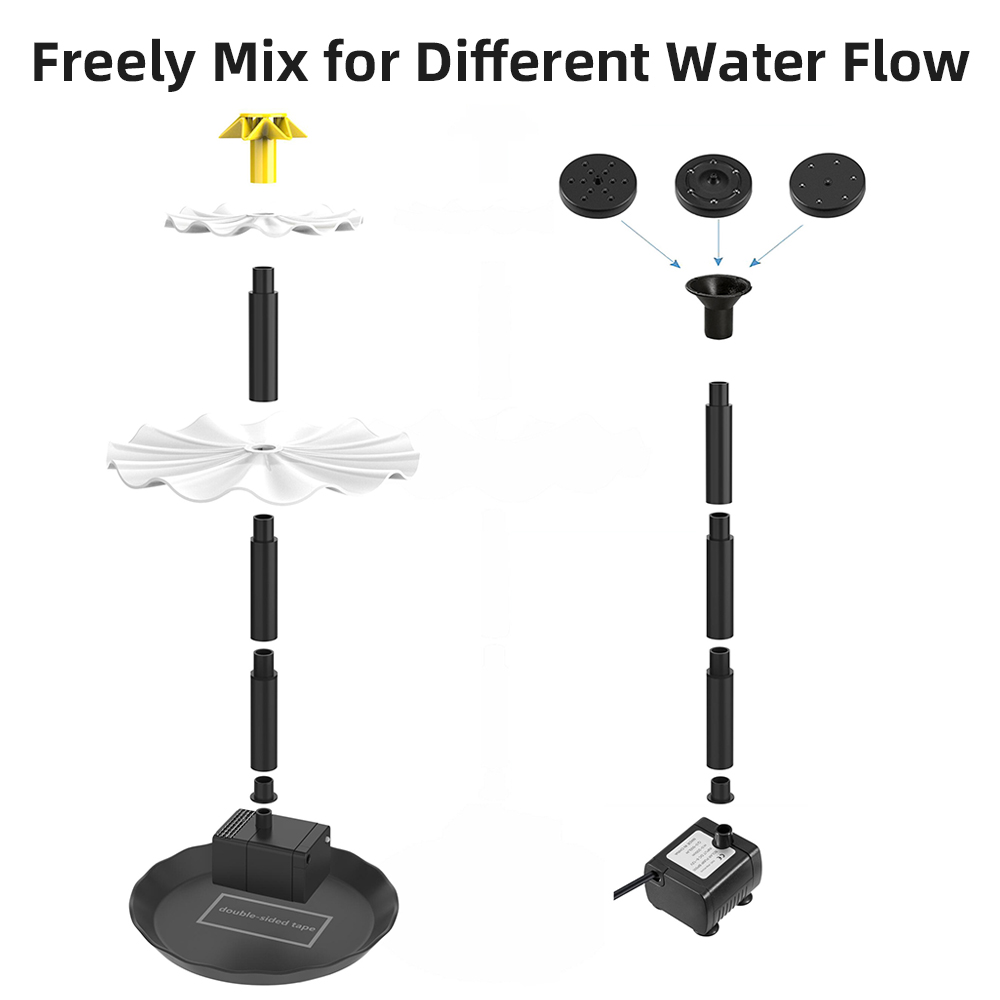 Pompa per fontana solare per v - Marine Aquarium Led recensione e prezzo