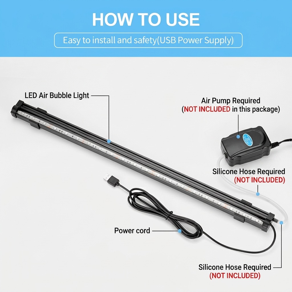 Lampada LED USB per Acquario c - Marine Aquarium Led recensione e prezzo